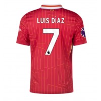 Camisa de Futebol Liverpool Luis Diaz #7 Equipamento Principal 2024-25 Manga Curta